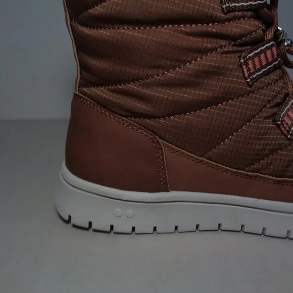 Ryka Size 6.5 Wide SENNA 3 Saddletan Fabric Boots New Women's Shoes - Picture 4 of 16